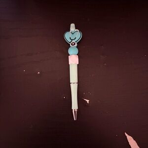 Handcrafted nurse beaded pen